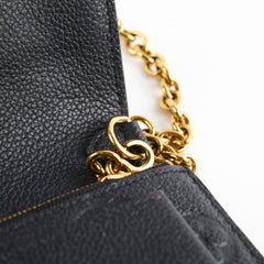 Louis Vuitton Vavin Empriente Wallet On Chain Black