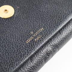 Louis Vuitton Vavin Empriente Wallet On Chain Black