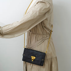 Louis Vuitton Vavin Empriente Wallet On Chain Black