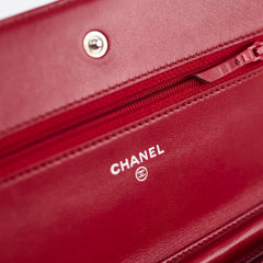 Chanel Wallet on Chain Caviar Red