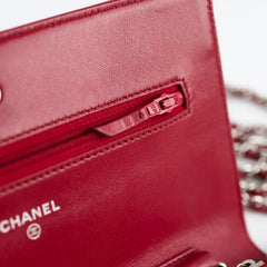 Chanel Wallet on Chain Caviar Red