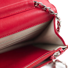 Chanel Wallet on Chain Caviar Red