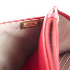 Chanel Wallet on Chain Caviar Red