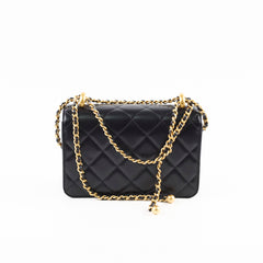 Chanel Perfect Fit flap bag black - Microchipped 2023