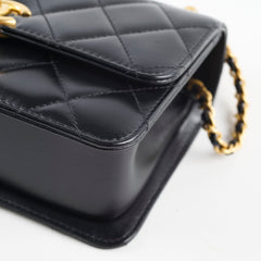 Chanel Perfect Fit flap bag black - Microchipped 2023