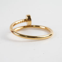 Cartier Juste un Clou Small Model Ring Yellow Gold Size 57 2022