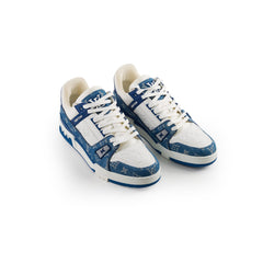 Louis Vuitton Men's Trainer Denim Blue Size 10