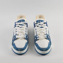 Louis Vuitton Men's Trainer Denim Blue Size 10
