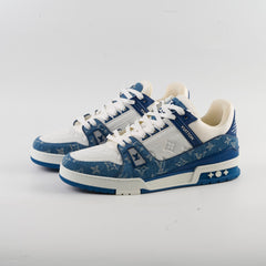 Louis Vuitton Men's Trainer Denim Blue Size 10
