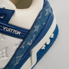 Louis Vuitton Men's Trainer Denim Blue Size 10