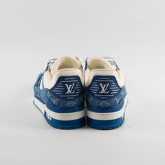 Louis Vuitton Men's Trainer Denim Blue Size 10