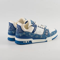 Louis Vuitton Men's Trainer Denim Blue Size 10