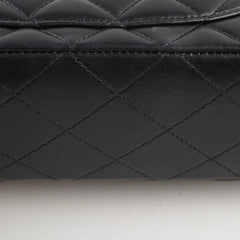 Chanel Classic Flap Lambskin Small/Medium S/M Black (22 Series)