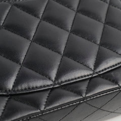 Chanel Classic Flap Lambskin Small/Medium S/M Black (22 Series)