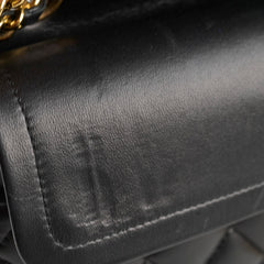 Chanel Classic Flap Lambskin Small/Medium S/M Black (22 Series)