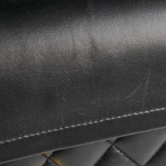 Chanel Classic Flap Lambskin Small/Medium S/M Black (22 Series)