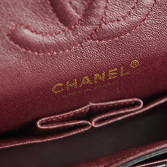 Chanel Classic Flap Lambskin Small/Medium S/M Black (22 Series)