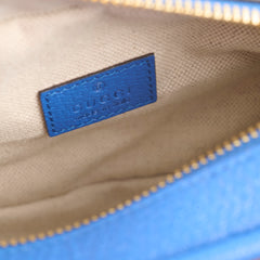 Gucci Rhombus Camera Crossbody Bag Blue
