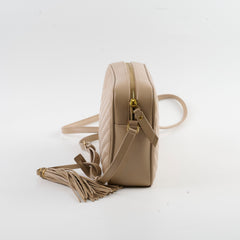 Saint Laurent Lou Camera Bag Beige
