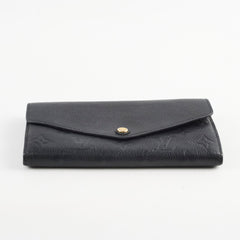 Louis Vuitton Sarah Wallet Empreinte Black
