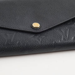Louis Vuitton Sarah Wallet Empreinte Black