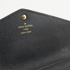 Louis Vuitton Sarah Wallet Empreinte Black