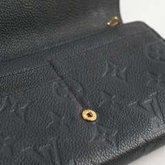 Louis Vuitton Sarah Wallet Empreinte Black