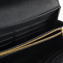 Louis Vuitton Sarah Wallet Empreinte Black