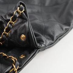 Deal of The Week - Chanel Caviar Medium 22 Black Microchipped 2024