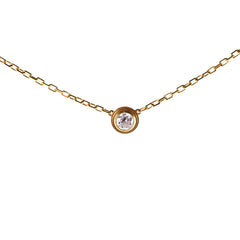 Cartier D'Amour Large Diamond Necklace Yellow Gold