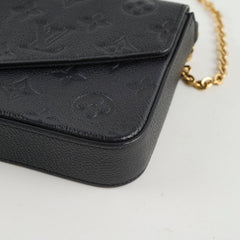 Louis Vuitton Felicie Black Empreinte