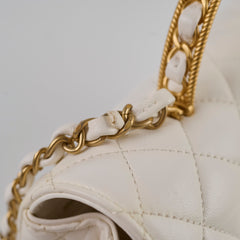 Chanel Mini Rectangle Top Handle Lambskin (microchip)