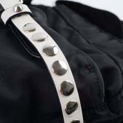 Prada New Vela Nylon Shoulder Bag Black