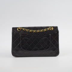 Chanel Vintage Classic Flap Medium/Large M/L Lambskin Black