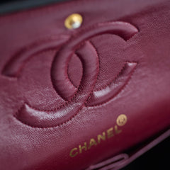 Chanel Vintage Classic Flap Medium/Large M/L Lambskin Black