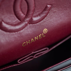 Chanel Vintage Classic Flap Medium/Large M/L Lambskin Black