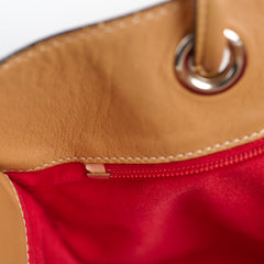 Loewe Anagram Leather Shopper Tote Camel