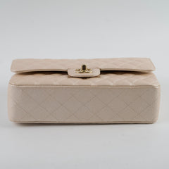 Chanel 12P Classic Flap Medium/Large M/L Pearly Beige C (16 Series)