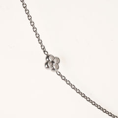 Louis Vuitton Flowerful Necklace Silver Plated