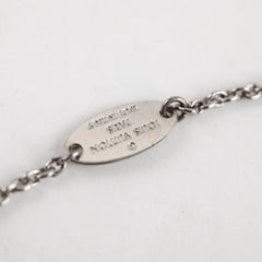Louis Vuitton Flowerful Necklace Silver Plated