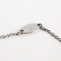 Louis Vuitton Flowerful Necklace Silver Plated