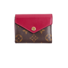 Louis Vuitton Zoe Wallet Red/Monogram