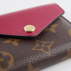 Louis Vuitton Zoe Wallet Red/Monogram