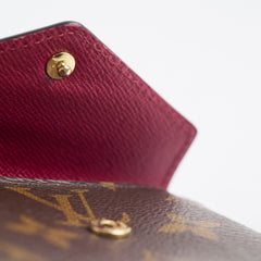 Louis Vuitton Zoe Wallet Red/Monogram