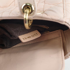 Christian Dior Medium ABC Lady Dior Bag Light Pink