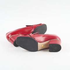 Gucci Marmont Fringe Loafers Red Size 34