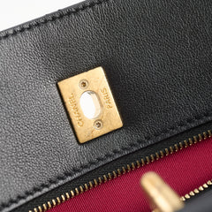 Chanel Quilted Leather Tote Black