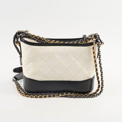 Chanel Small Gabrielle Bag Black and White