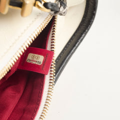 Chanel Small Gabrielle Bag Black and White