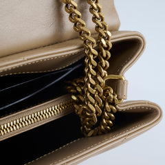 Saint Laurent Small Lou Lou Beige